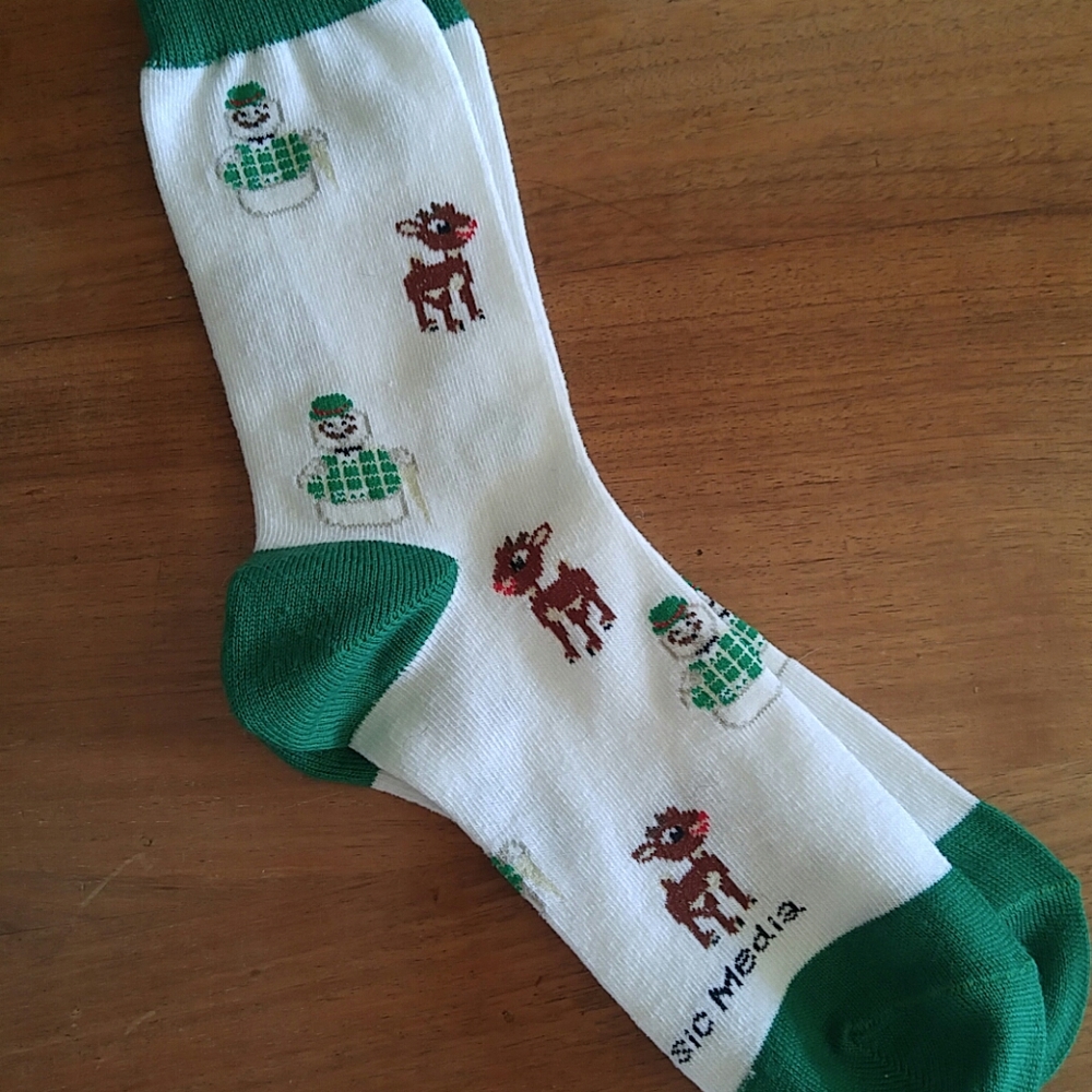 Rudolph the Red Nosed Reindeer Socks